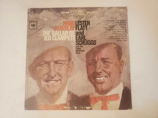 Lester Flatt and Earl Scruggs Hard Travelin? featuring The Ballad of Jed Clampett vinyl record