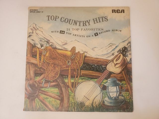 Various Artists Top Country Hits vinyl record