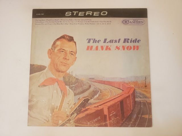 Hank Snow The Last Ride vinyl record