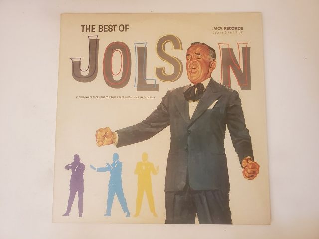 Al Jolson The Best of Jolson vinyl record