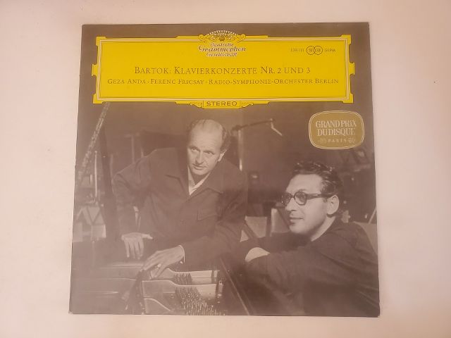 Geza Anda, Ferenc Fricsay, Radio-Symphonie-Orchester Berlin Bart?k: Klavierkonzerte Nr. 2 und 3 vinyl record