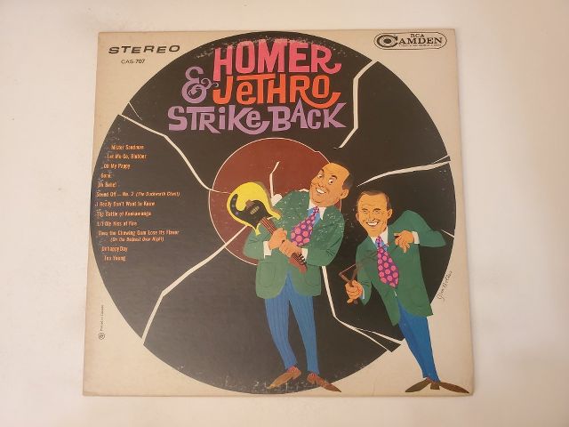 Homer and Jethro Strike Back vinyl record