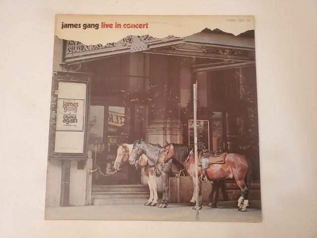 James Gang Live in Concert vinyl record