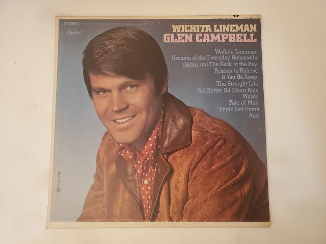 Glen Campbell Wichita Lineman vinyl record