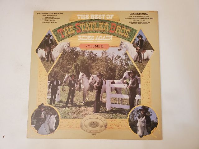 The Statler Brothers The Best of the Statler Bros. Rides Again Volume II vinyl record