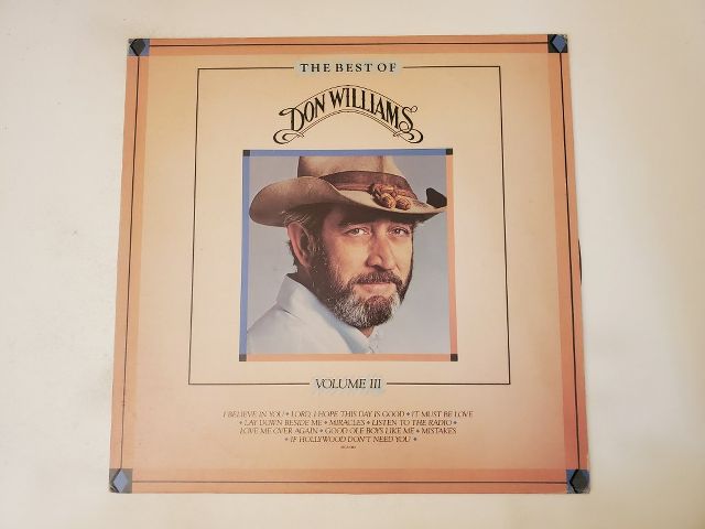 Don Williams The Best of Don Williams Volume III vinyl record