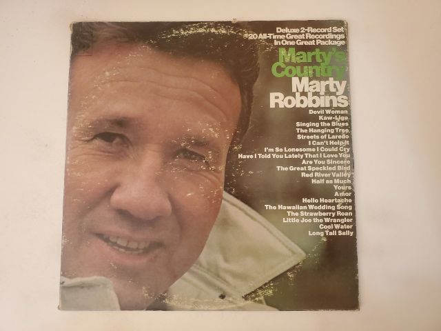 Marty Robbins Marty's Country vinyl record