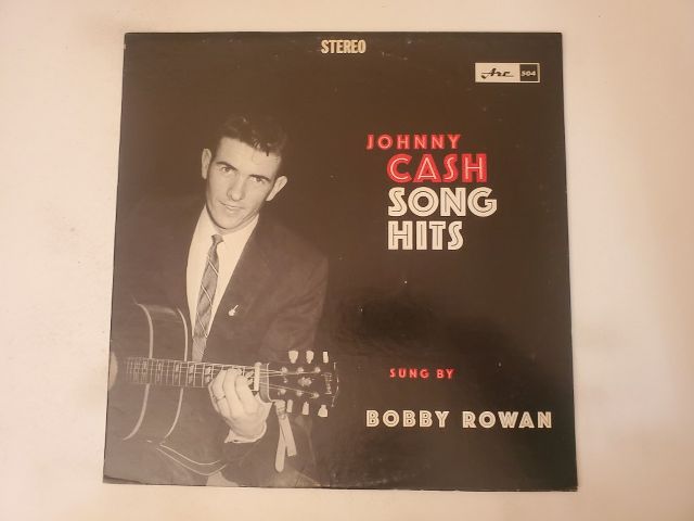 Bobby Rowan Johnny Cash Song Hits vinyl record