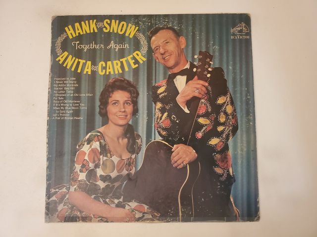Hank Snow & Anita Carter Together Again vinyl record
