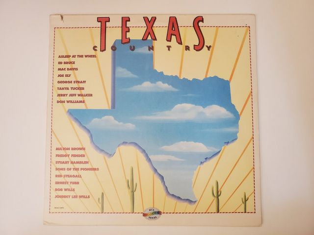 Various Artists Texas Country vinyl record