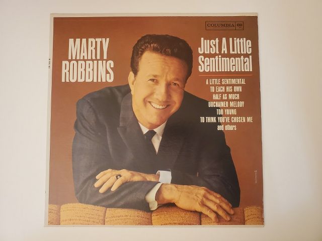 Marty Robbins Just A Little Sentimental vinyl record
