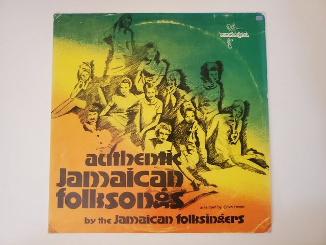 Jamaican Folksingers Authentic Jamaican Folksongs vinyl record