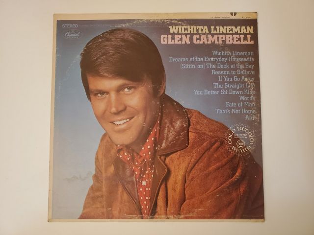 Glen Campbell Wichita Lineman vinyl record