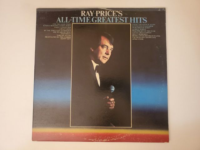Ray Price All-Time Greatest Hits vinyl record