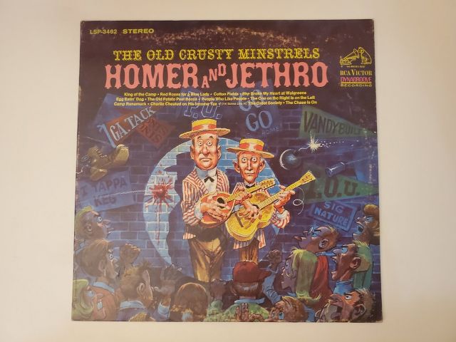 Homer and Jethro The Old Crusty Minstrels vinyl record
