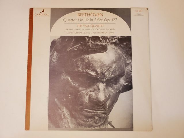 The Yale Quartet Beethoven: Quartet No. 12 in E flat Op. 127 vinyl record
