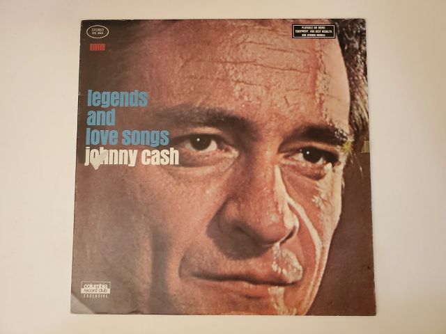 Johnny Cash Legends and Love Songs vinyl record