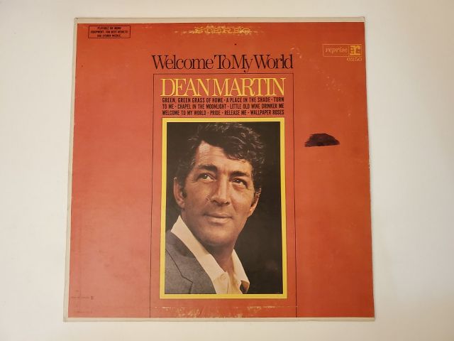 Dean Martin Welcome to My World vinyl record