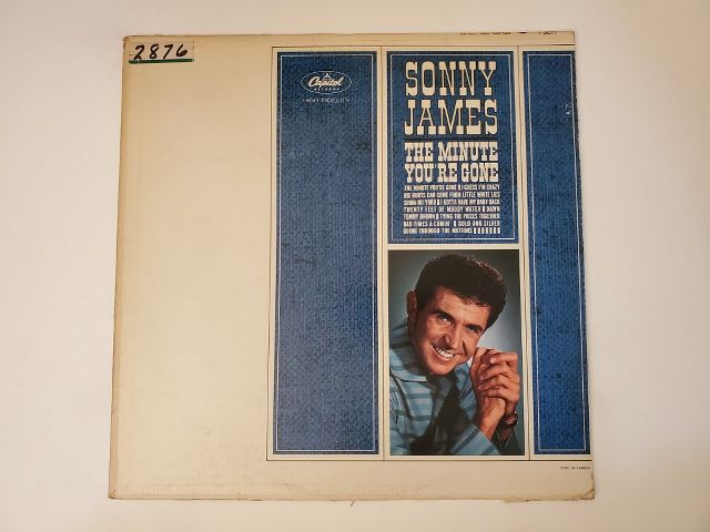 Sonny James The Minute You're Gone vinyl record