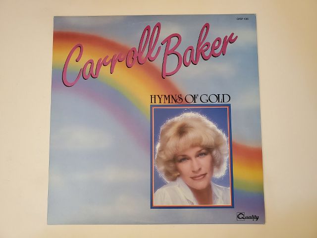Carroll Baker Hymns of Gold vinyl record