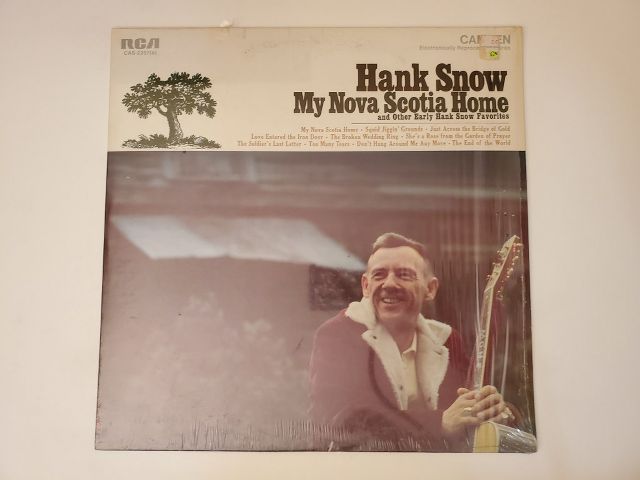 Hank Snow My Nova Scotia Home vinyl record