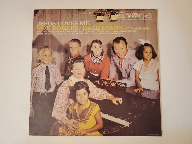 Roy Rogers / Dale Evans Jesus Loves Me vinyl record
