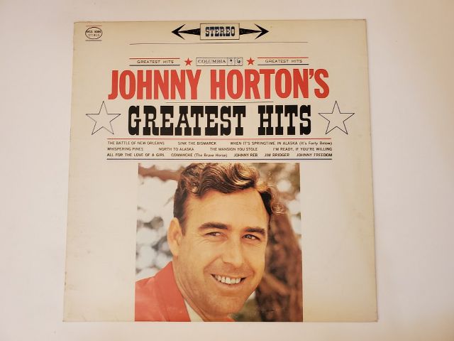 Johnny Horton Johnny Horton's Greatest Hits vinyl record