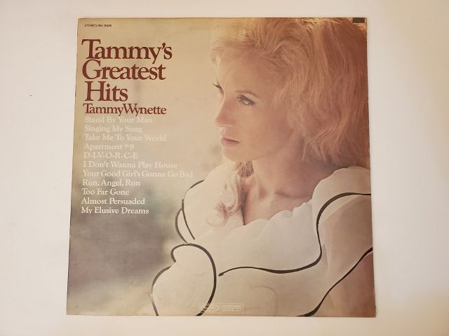Tammy Wynette Tammy's Greatest Hits vinyl record
