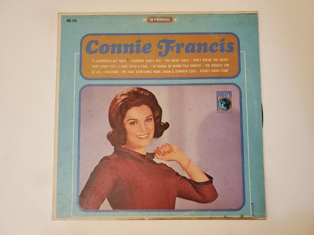 Connie Francis Connie Francis vinyl record