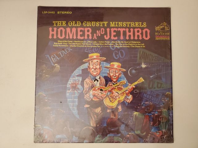 Homer and Jethro The Old Crusty Minstrels vinyl record