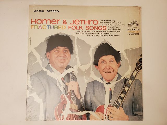 Homer & Jethro Fractured Folk Songs vinyl record