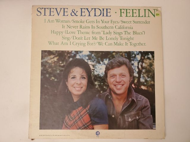 Steve & Eydie Feelin' vinyl record