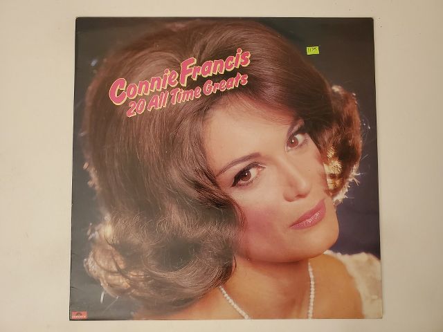 Connie Francis 20 All Time Greats vinyl record