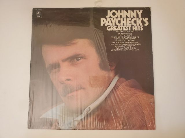 Johnny Paycheck Greatest Hits vinyl record