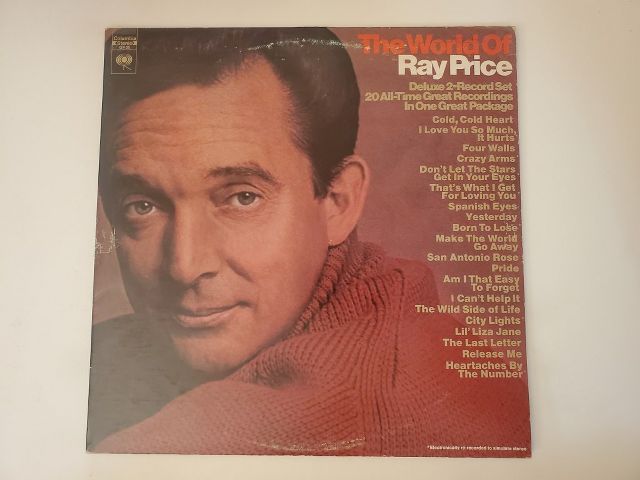 Ray Price The World of Ray Price vinyl record