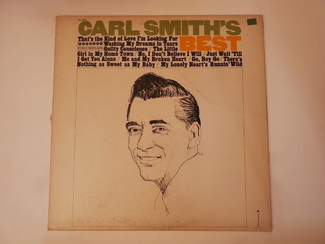 Carl Smith Carl Smith's Best vinyl record
