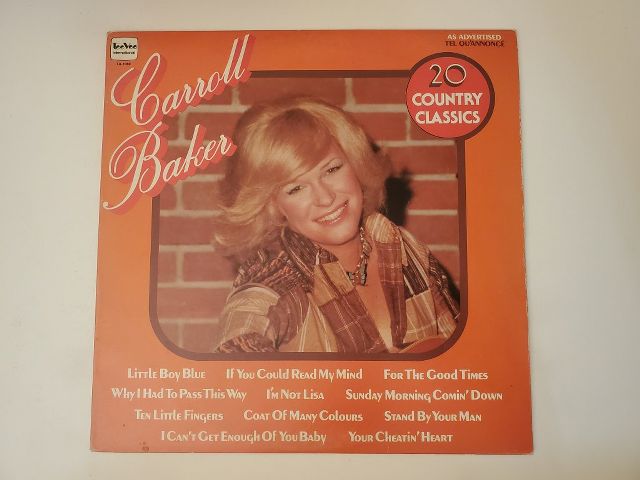 Carroll Baker 20 Country Classics vinyl record