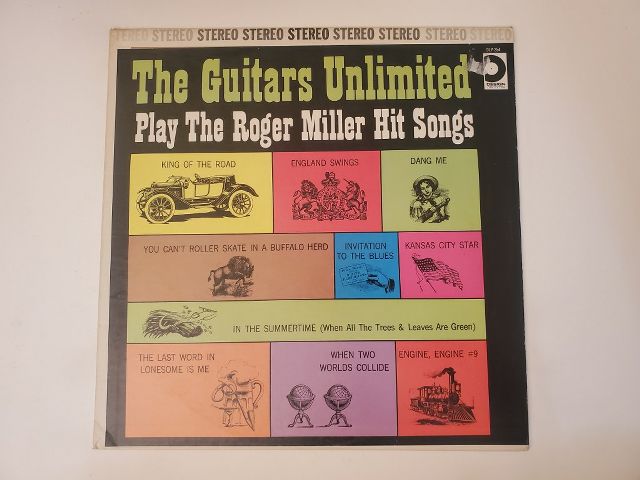 The Guitars Unlimited Play the Roger Miller Hit Songs vinyl record