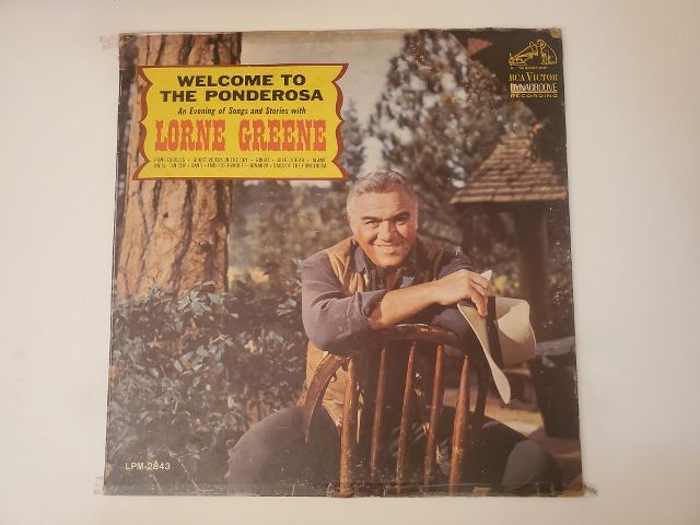 Lorne Greene Welcome to the Ponderosa vinyl record