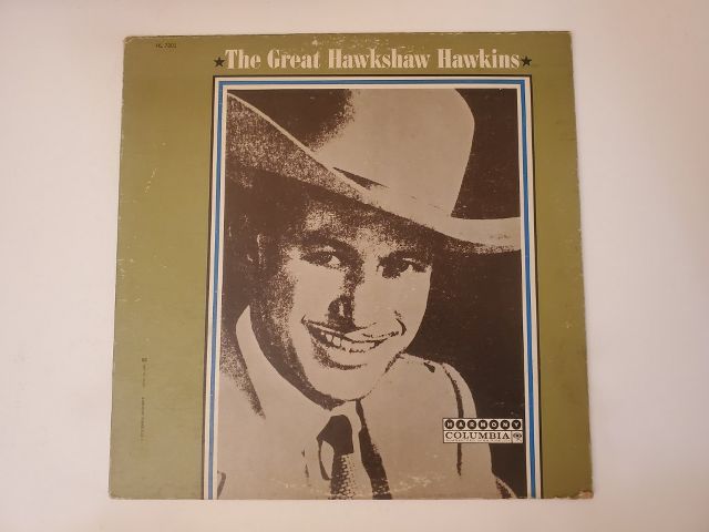 Hawkshaw Hawkins The Great Hawkshaw Hawkins vinyl record