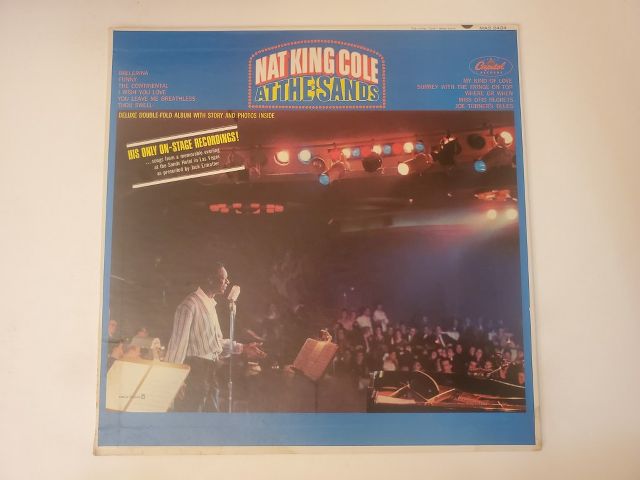 Nat "King" Cole At the Sands vinyl record
