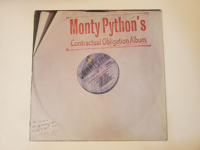 Monty Python Monty Python's Contractual Obligation Album vinyl record
