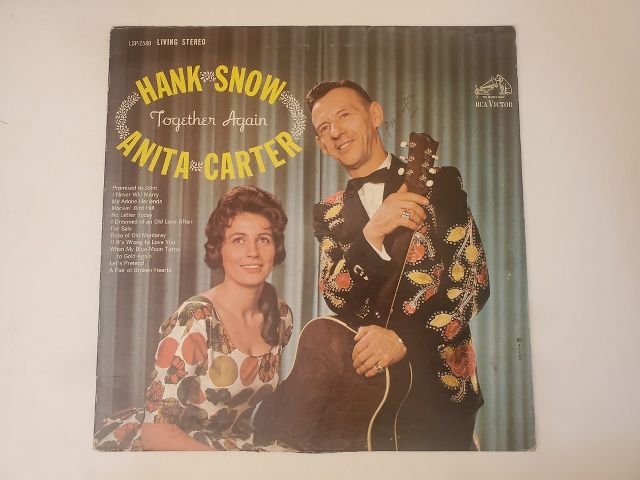 Hank Snow & Anita Carter Together Again vinyl record
