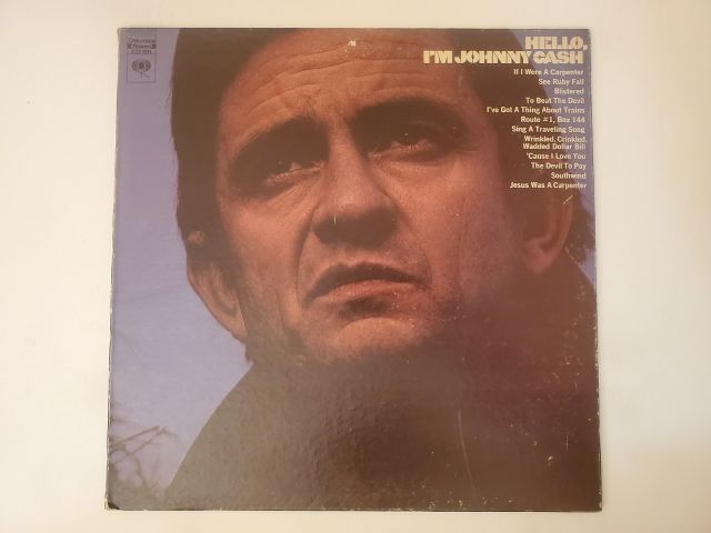Johnny Cash Hello, I'm Johnny Cash vinyl record