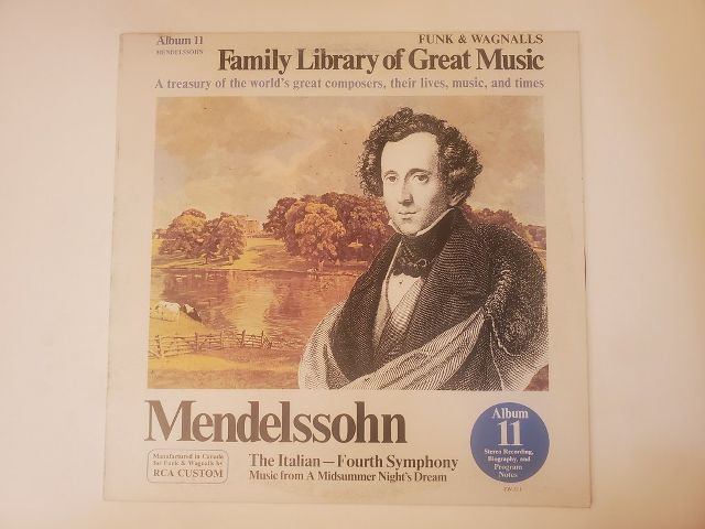 Felix Mendelssohn The Italian - Fourth Symphony & Music from A Midsummer Night's Dream vinyl record