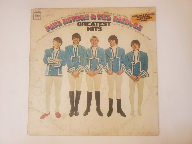 Paul Revere & the Raiders Greatest Hits vinyl record