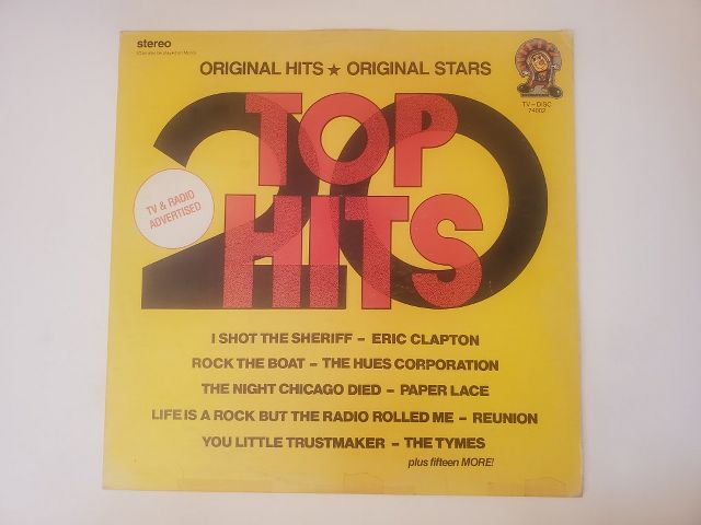 Various Artists 20 Top Hits vinyl record
