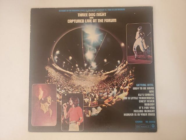 Three Dog Night Captured Live at the Forum vinyl record