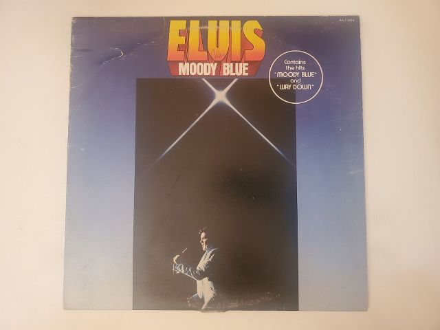 Elvis Presley Moody Blue vinyl record