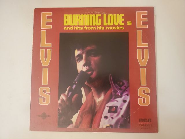 Elvis Presley Burning Love and Hits from His Movies vinyl record